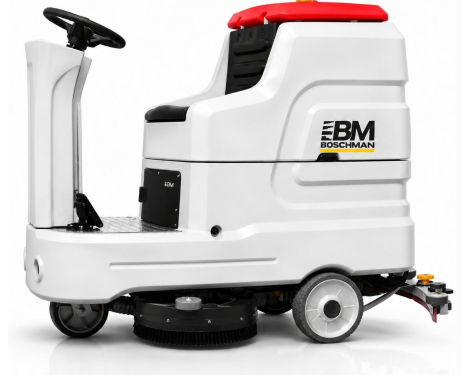 BM800 – Седлова подопочистваща машина за големи площи, 800 мм