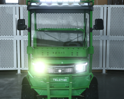 TelStar BIZON 72V/60Ah – електрическа карго четириколка със самосвал, лебедка и теглич снимка 312